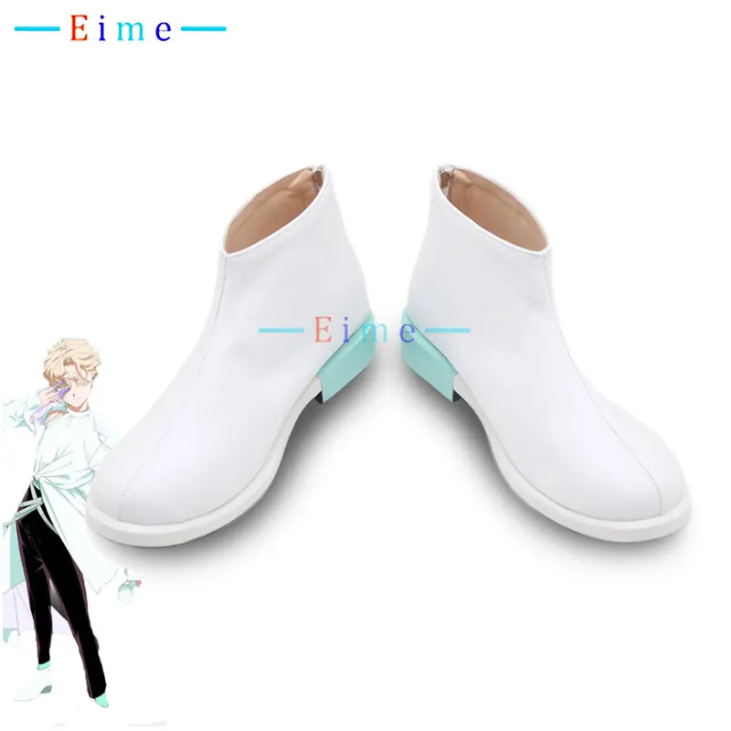 Alien Stage Luka Cosplay Shoes Halloween Carnival White Boots Big Size PU Shoes Anime Accessories Cosplay Props Custom Made