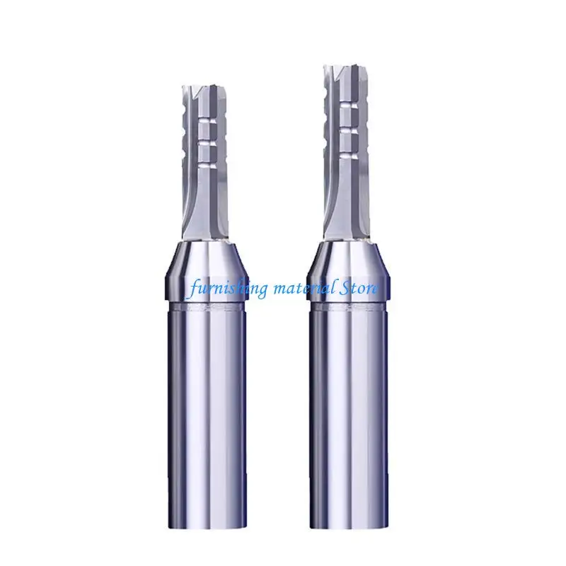 Y5GD Endmühle einzelne Flötenfräsen Cutter Shank Flöten Spiralen PVC Cutter Router Bit