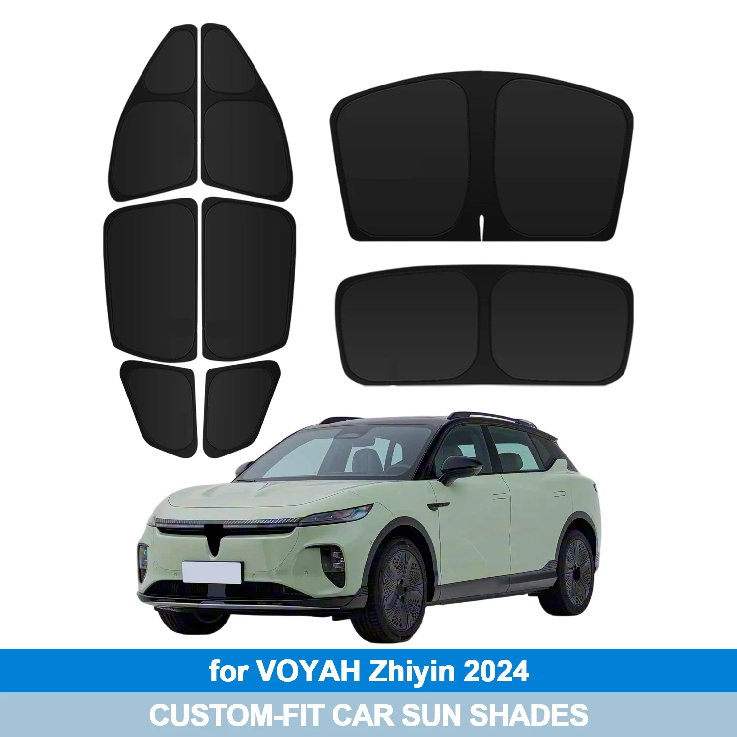 

For VOYAH Zhiyin 2024 Windshield Sun Shade Side Window Shades Cover Sun Visor Shield Privacy Protection Car Accessories