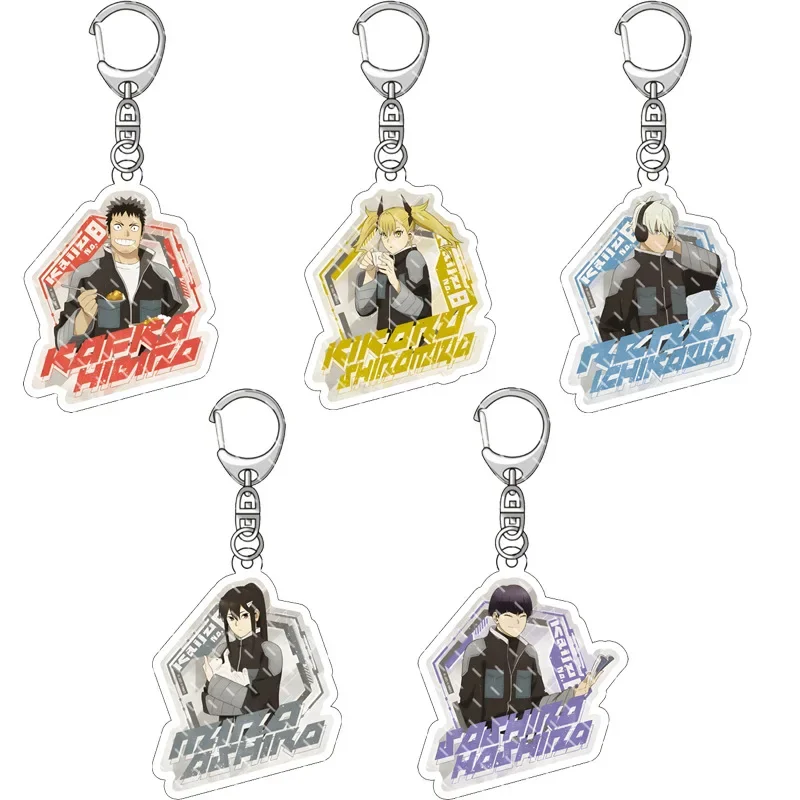 Ryuichi Higashikata BlackTerrina Shikuru Yoninomiya Anime Secondary Peripheral Acrylic Keychain Cute Backpack Pendant Fans Gifts