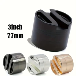 3-Inch Shredder, Large Herbal Grinder with Embossed Top for Household Use, Stronger Grip, and Multiple Colors to Choose From