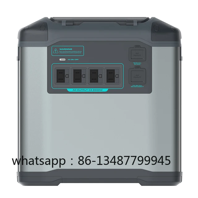 

3500W Max Output Power Bank Solar Generator Battery Portable Power Station