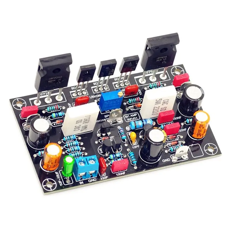 100w究極の忠実度パワーアンプボード-irfp240-irfp9240-mos真空管アンプキット-fetアンプ-モノラルオーディオdiy