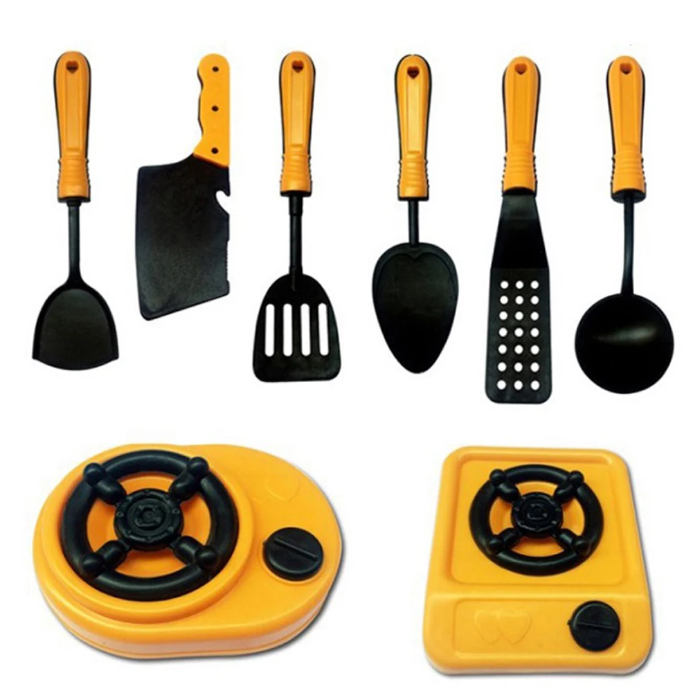 13 pz/set Bambini Simulazione Cucina Utensie Giocattolo, Cucina Cucina Gioca Giocattolo, Utensili Padelle Pentole Piatti Accessori Set, Bambini Giocano Giocattolo