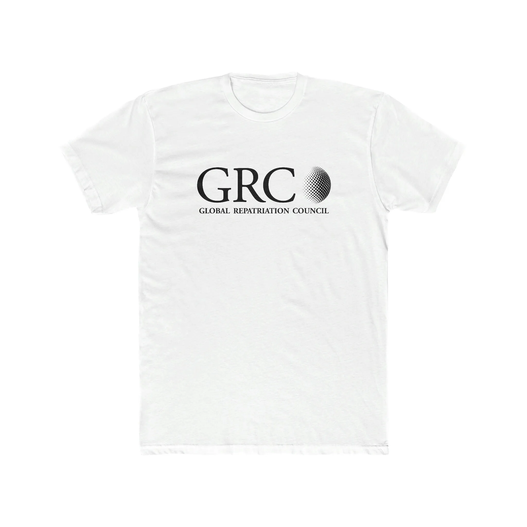 GRC Global Repatriation Council T Shirt Bella Canvas Jersey Cotton