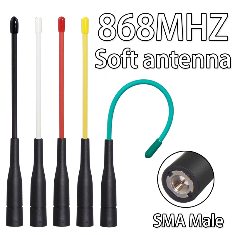 

LORA 868MHZ Antenna 863-870MHZ 869MHZ SMA Connector for Meshtastic ESP32 Board Lora32u4 II Internet WiFi Antena Low VSWR