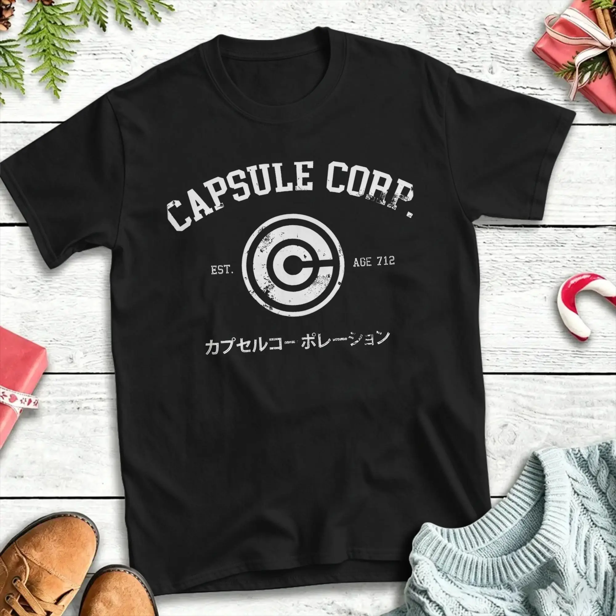 Capsule Corp-D-Dragons B-Balls T Shirt  Harajuku T Shirts Short-Sleeved Street Style Tops Summer Cotton 4XL 5XL 6XL Tees