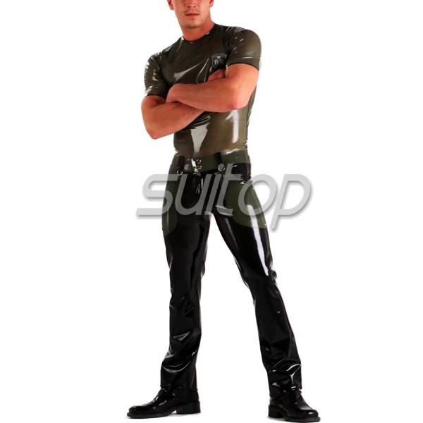 

Rubber Latex Men's Combat rubber trousers man