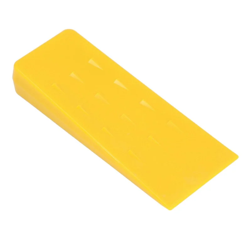 8 Inch Logging Wedge With Spikes Tree Felling Wedge ABS Plastic Wood Splitting Wedge Chainsaw Accessory Orange/Yellow