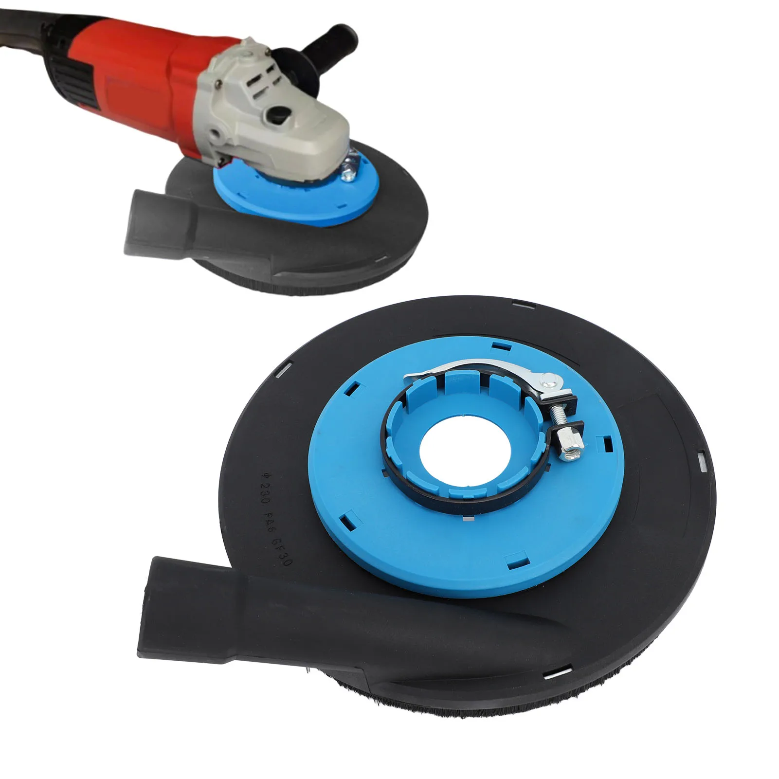 Angle Grinder Dust Cover Easy Installation 9 Inch Dust Shroud Dust  Polishing Perfectly Fit Blue Black for Polishing Stone