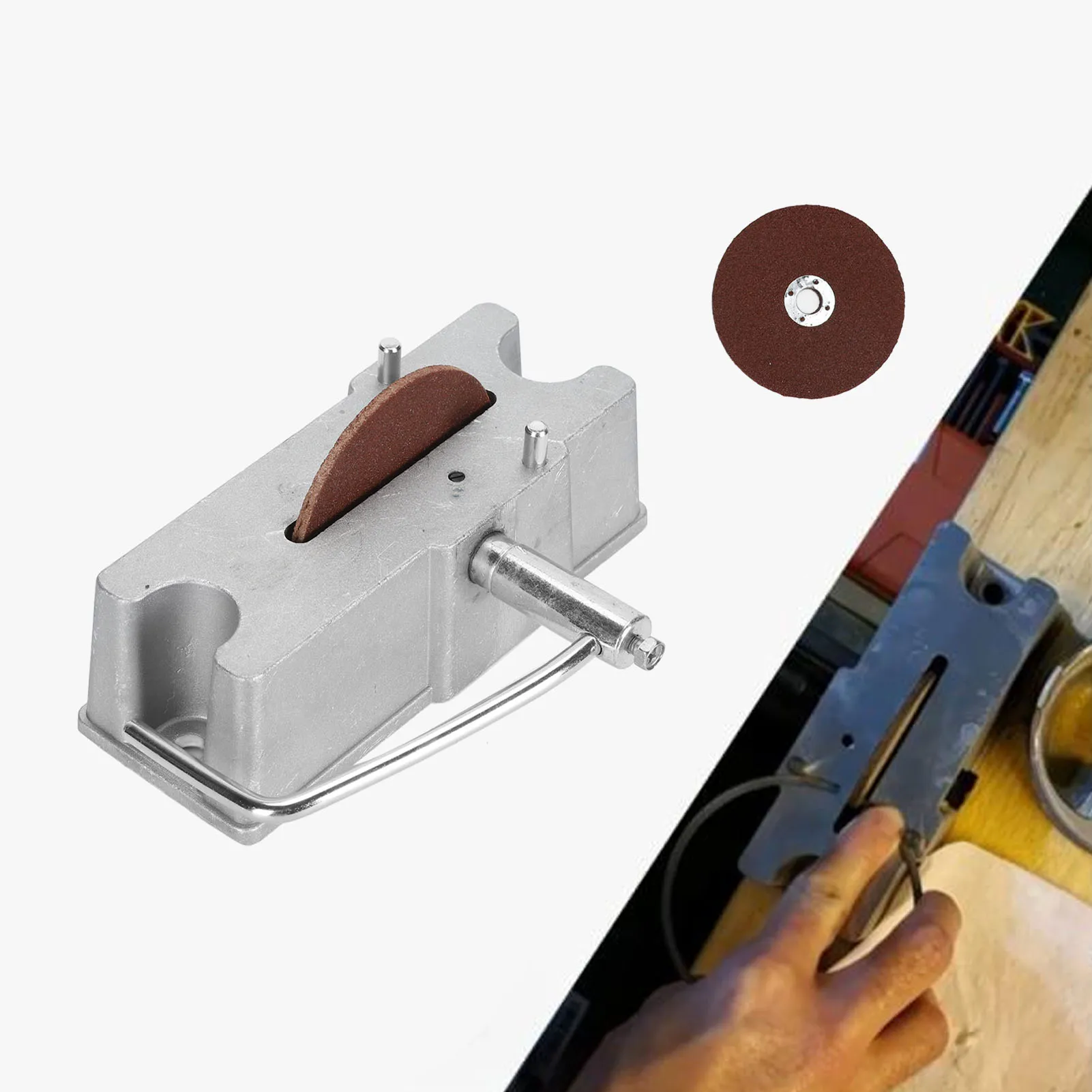 

Engine Piston Ring Filer Grinder 66785 Aluminum Alloy Manual Piston Ring Grinding Tool for Vehicle