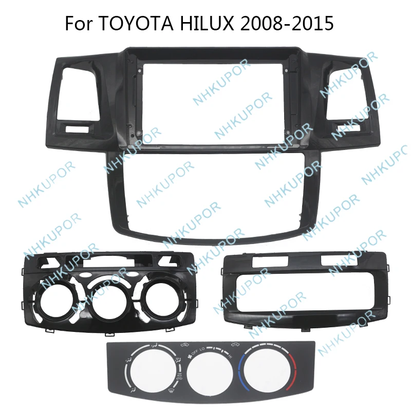 Car Radio Install Frame Kit For TOYOTA Fortuner/Hilux/SW4 2005 2006 2007 2008 2009 2010 2011 2012 2013 2014 2015