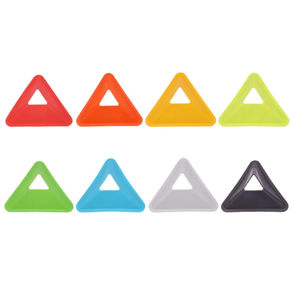 

8pcs Bright Soccer Training Cones High-Grade Pe Durable Outdoor Sports Discs Football Agility Obstacle Portable Round Road