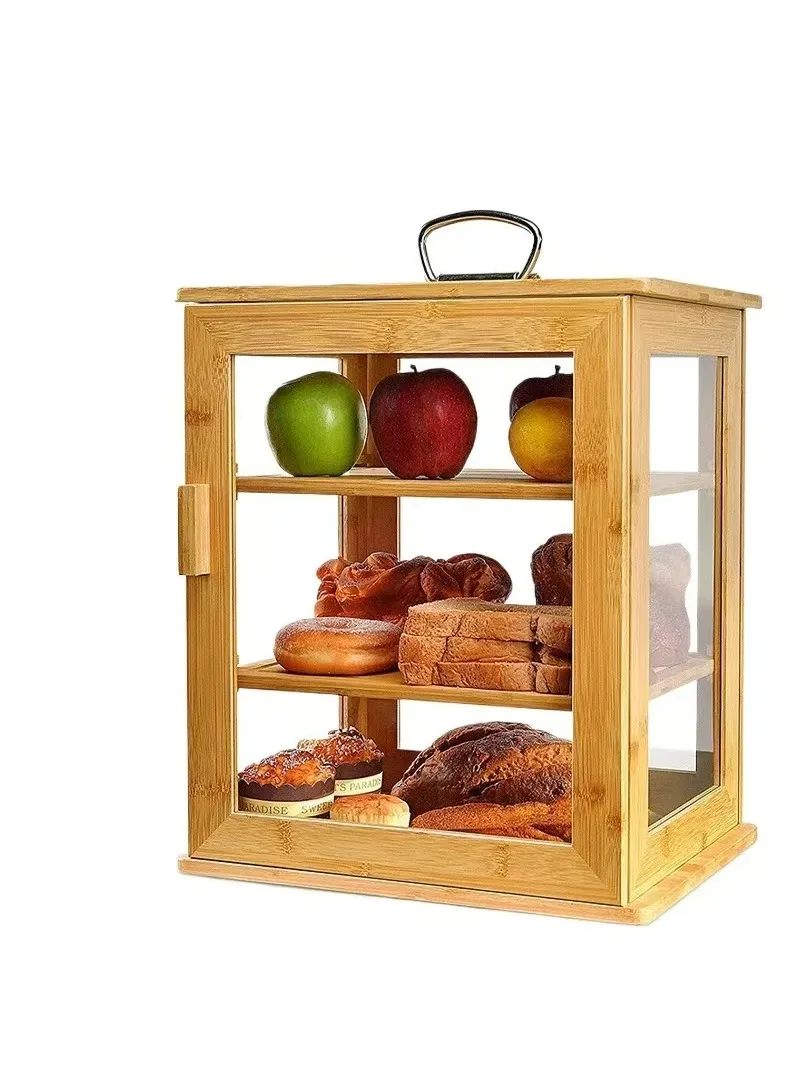 household-bamboo-and-wood-storage-box-bamboo-bread-three-layer-bamboo-bread-portable-storage-box
