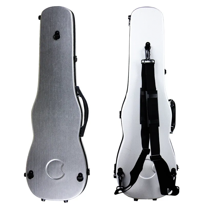 1/4 1/2 Carbon Fiber Violin Case Movable Neck Pad Violin Storage Box Portable Violins Protect Box Violins Instrument Accessories