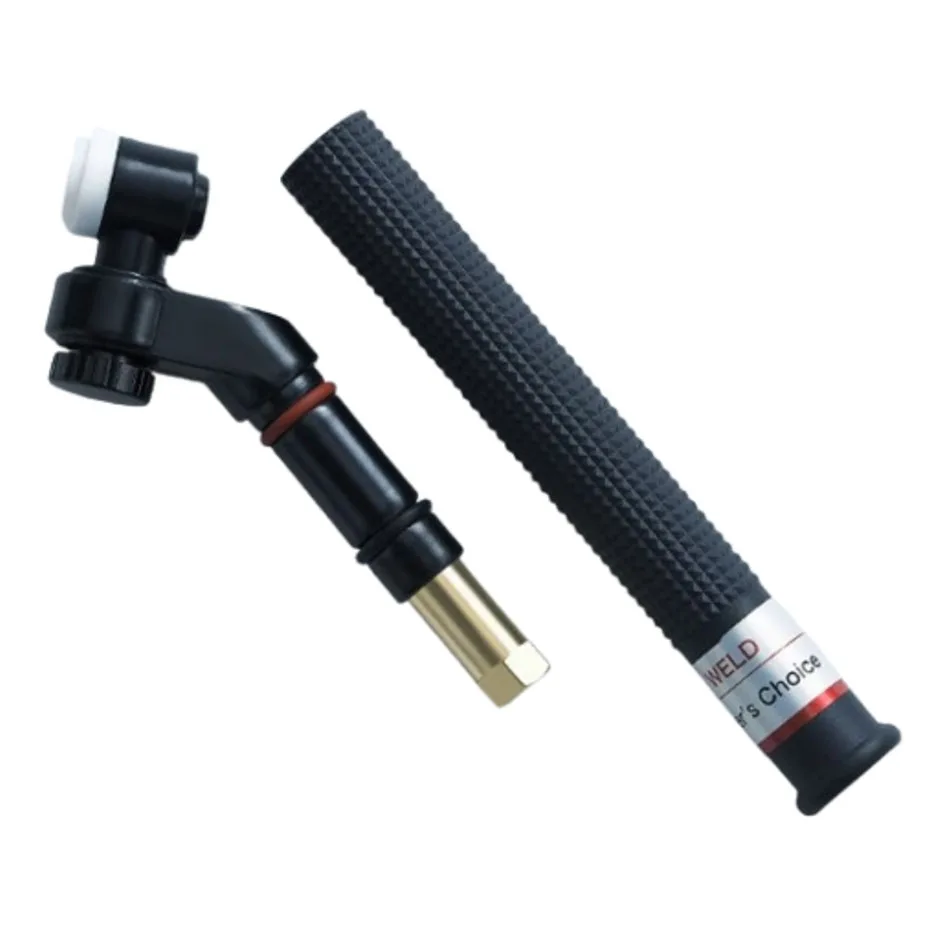 

WP-9/17/20 argon arc welding gun head, high temperature resistant, rotatable, 26 air-cooled, 18 water-cooled universal gun