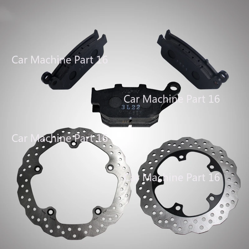 ل LONCIN VOGE 500 525 R DS DSX 650DS الجبهة الخلفية اليسار اليمين الفرامل منصات الاحتكاك منصات مكبح قرصي أقراص #2