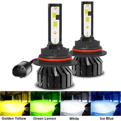 Phare antibrouillard de voiture, ampoule LED, 20000LM, H4, H7, H1, H8, H9, H16, JP, H11, 9005, 9006, HB4, 9007, H13, 3000K, 6500K, 8000K, 3570 CSP, 2 pièces