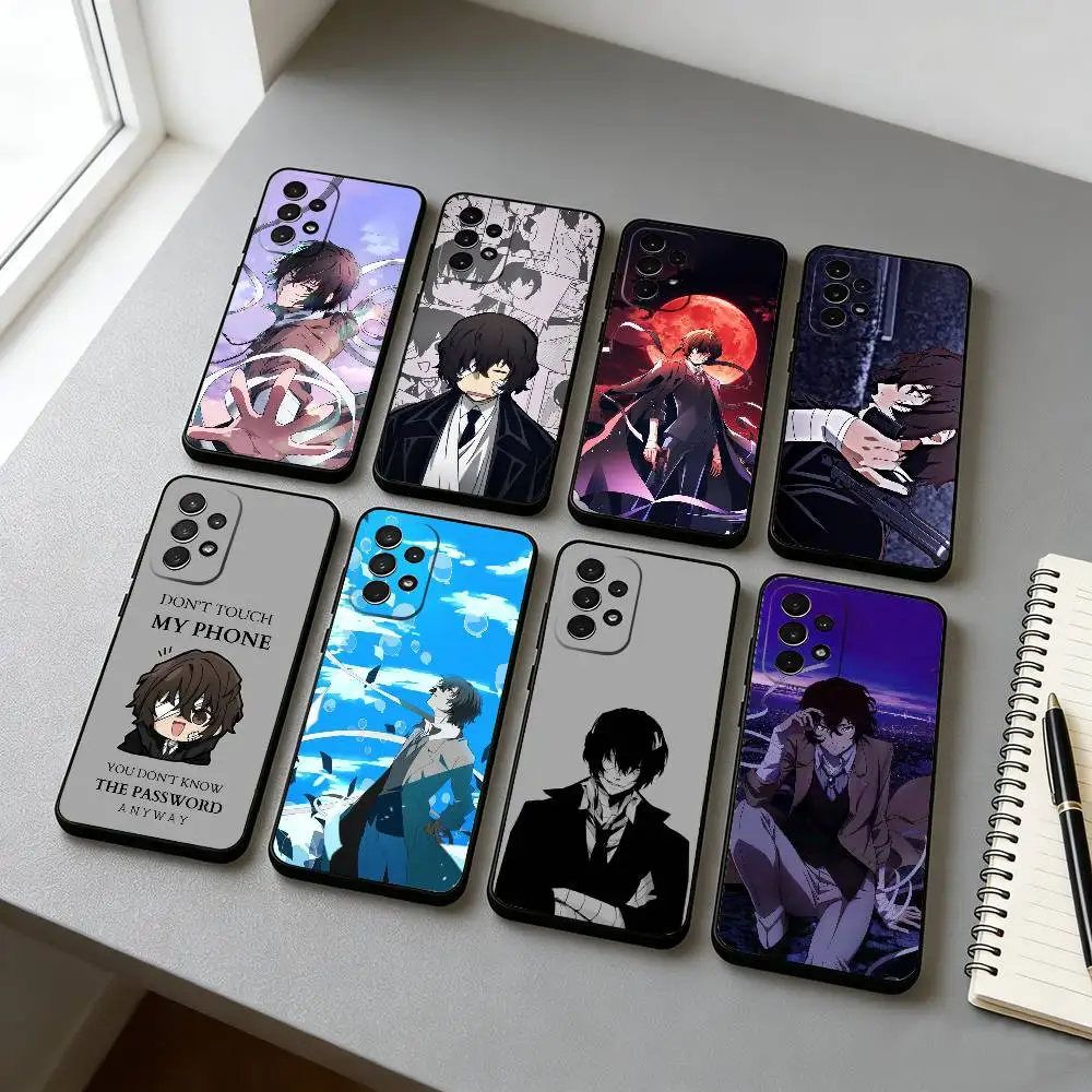O-Osamu D-Dazai  Phone Case For Samsung S25,S24,S21,S22,S23,S30,Ultra,S20,Plus,Fe,Soft Silicone Black Cover