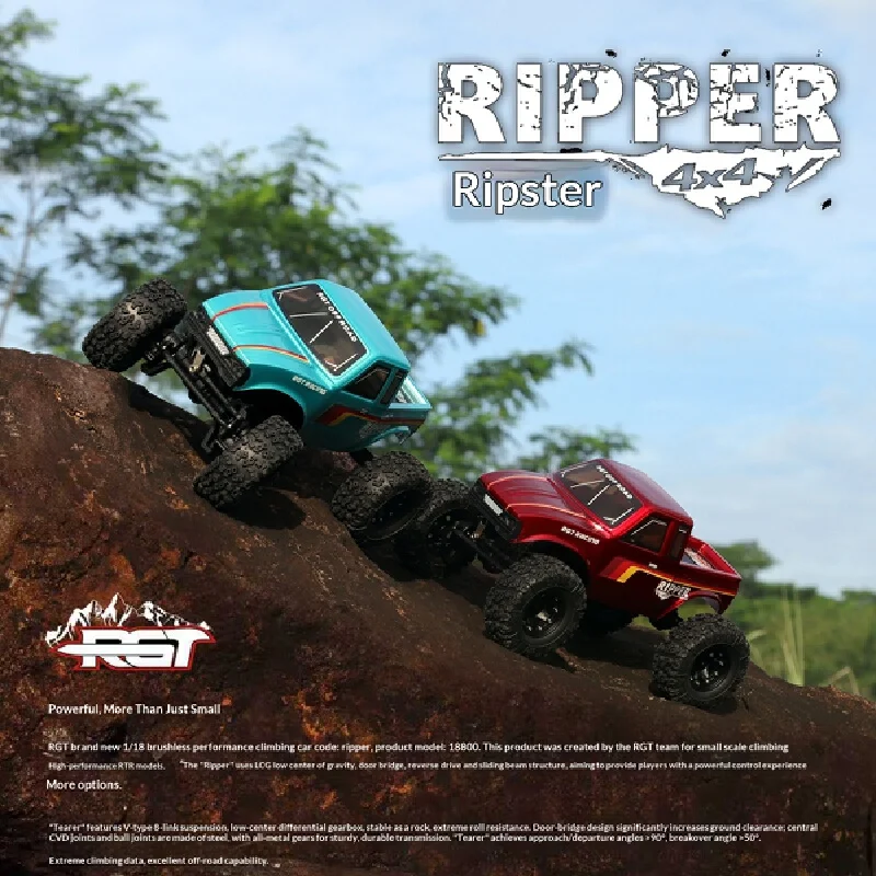 

Радиоуправляемая машина RGT RC Crawler 1:18, бесщеточный двигатель, 4WD, двухскоростная, внедорожная, для скалолазания, для взрослых любителей, модель 18800