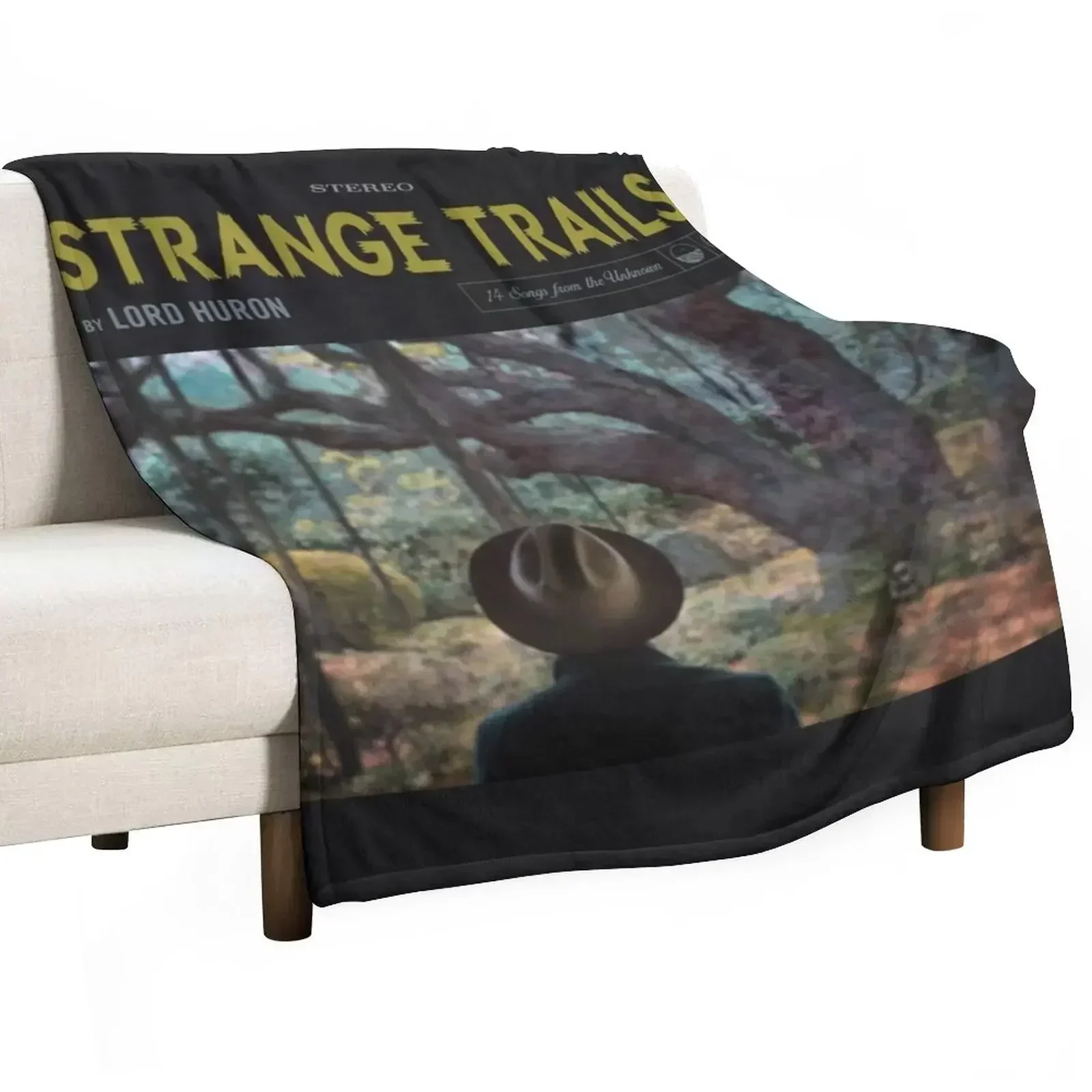 Strange Trails - Lord Huron Throw Blanket Picnic Quilt Blankets For Baby Plush Designers Fashion Sofas Blankets
