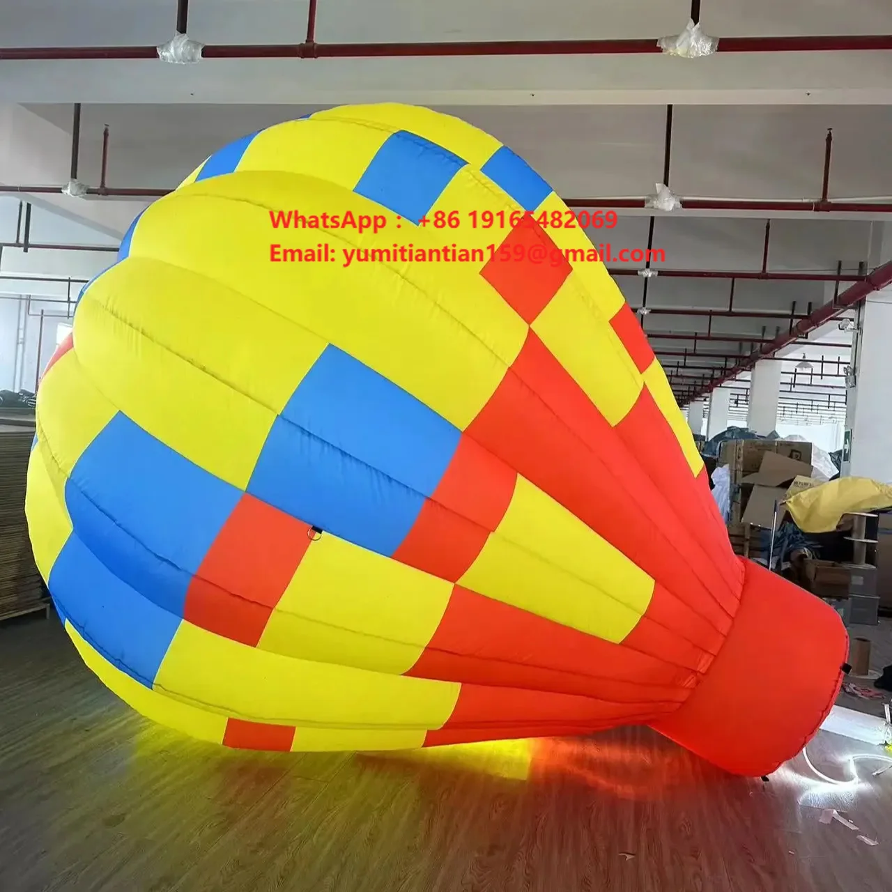 BOYI Custom Inflatable Advertising Ground Balloon Inflatable Big Hot air Balloon