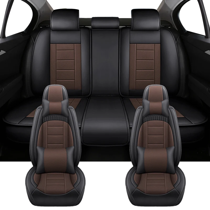 أغطية مقاعد السيارة العالمية من جلد البولي يوريثان لـ Volwsagen VW Amarok Polo 9N Gol G3 G5 Tiguan Golf 8 7 6 5 4 ملحقات السيارات الداخلية
