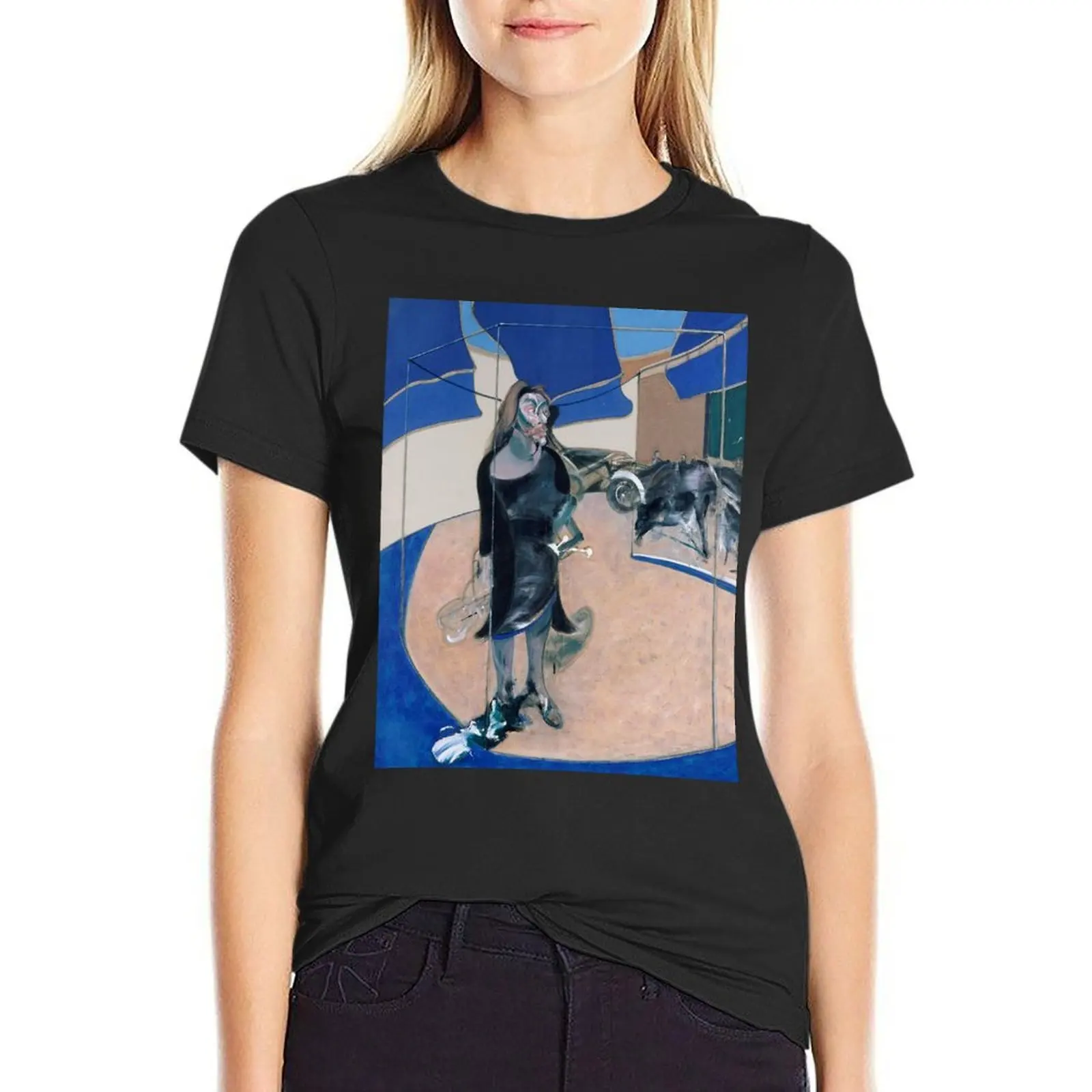 

Francis Bacon painting, art for sales, gift for everyone, Sticker T-Shirt funny summer tops tshirts woman