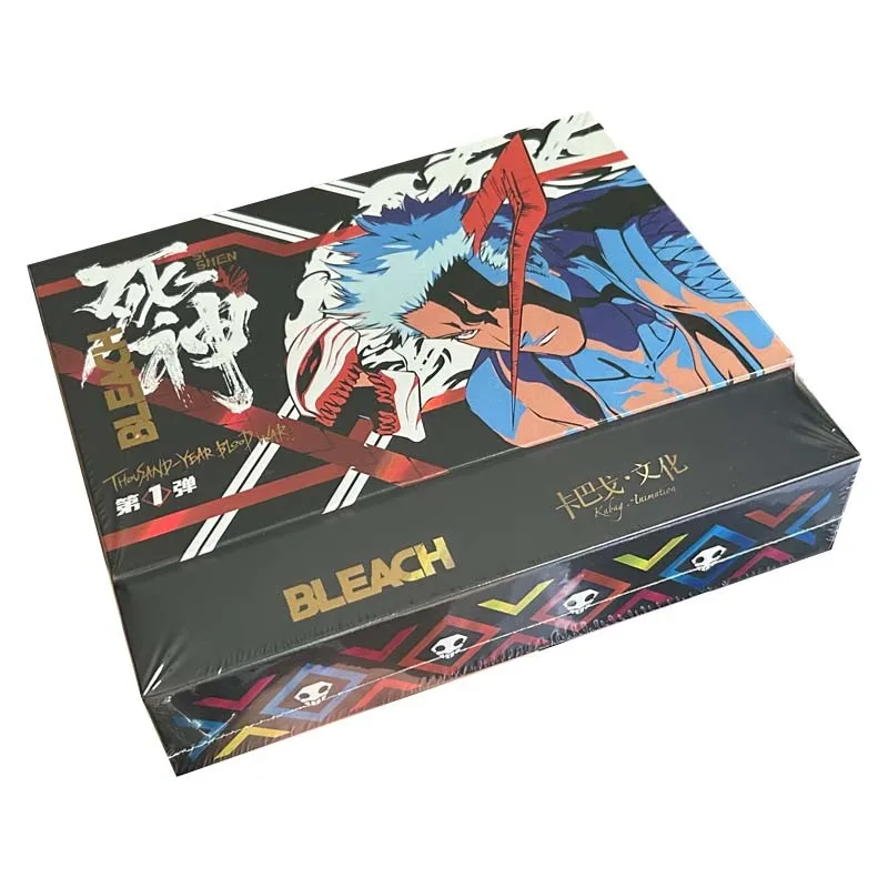 Juego completo de Cartas coleccionables de Bleach, colección Original de personajes de Anime, caja de Cartas de juegos, regalo de cumpleaños para