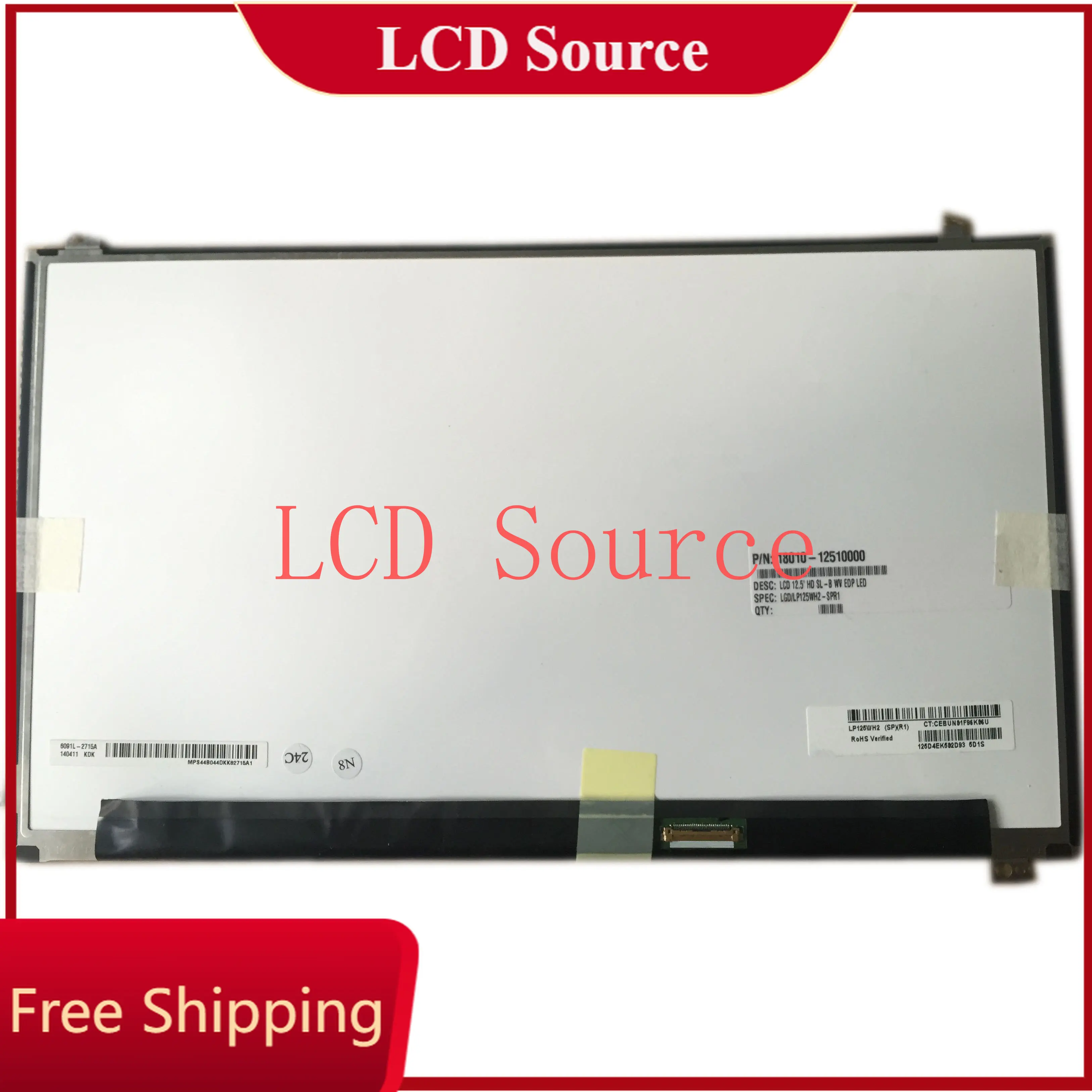 

LP125WH2 SPR1 LP125WH2(SP)(R1) 12.5" HD NEW LED LCD Screen NEW