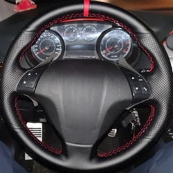 Braid Car Steering Wheel Cover Anti-Slip Artificial Leather For Fiat Punto Bravo Linea Qubo Doblo Grande Punto Car Accessories