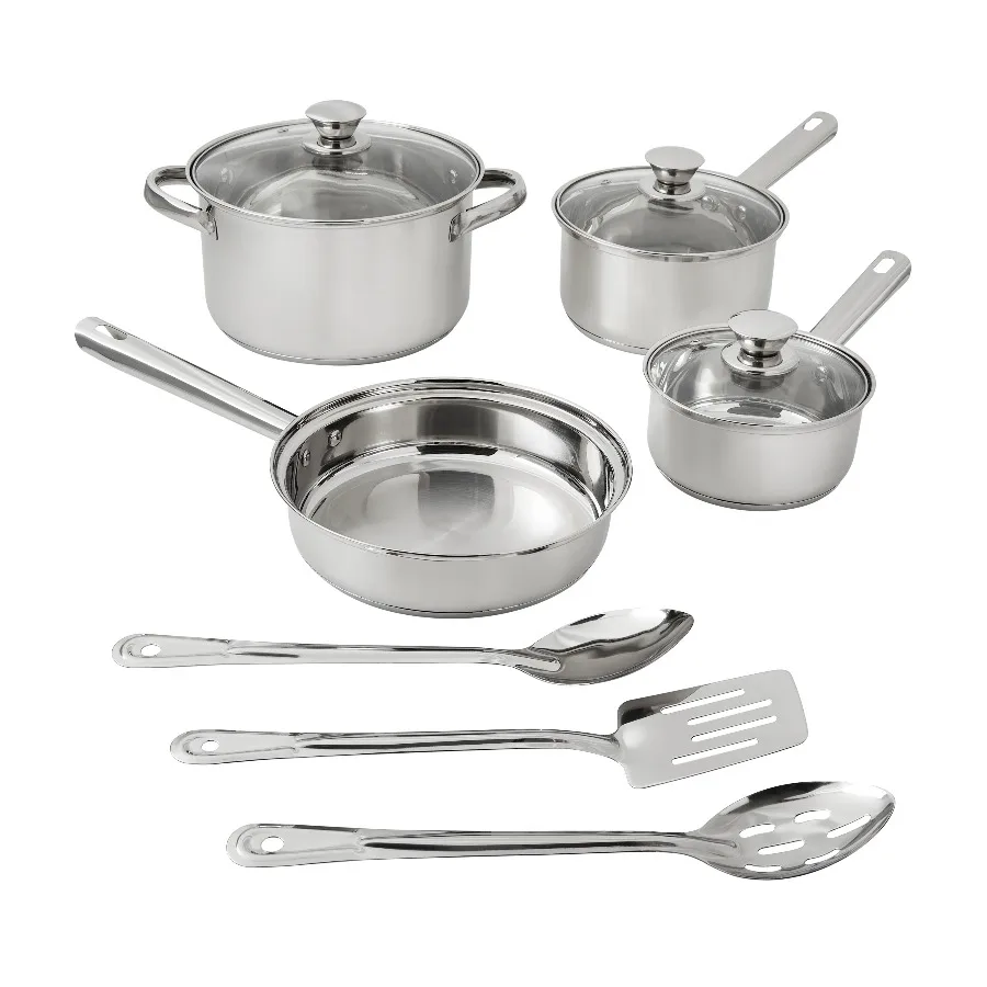 A Set That Actually Works: Why the Mainstays Stainless Steel 10-Piece Cookware Set Became My Daily Kitchen Essential