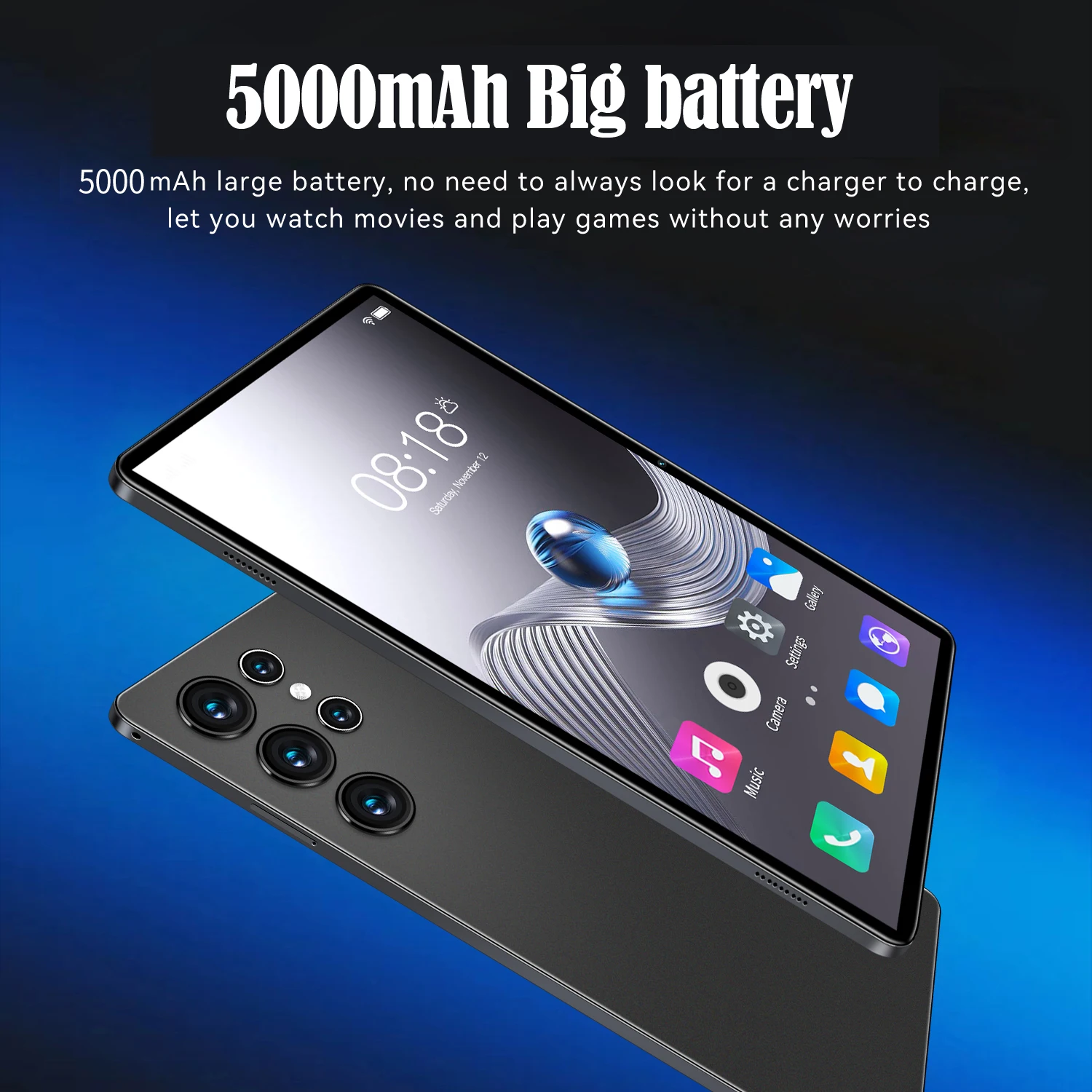 2024 Tablet in offerta PC 4GB + 64GB Telefono 3G Doppia scheda Doppia fotocamera Octa core Android 11 Google Play WiFi Bluetooth versione globale