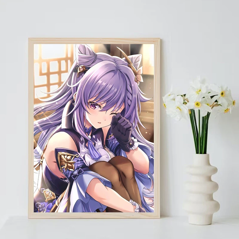 Popular Games Genshin Impact character Posters and Prints Canvas Printing Wall Anime Modern Art Picture bedroom Home Decoration