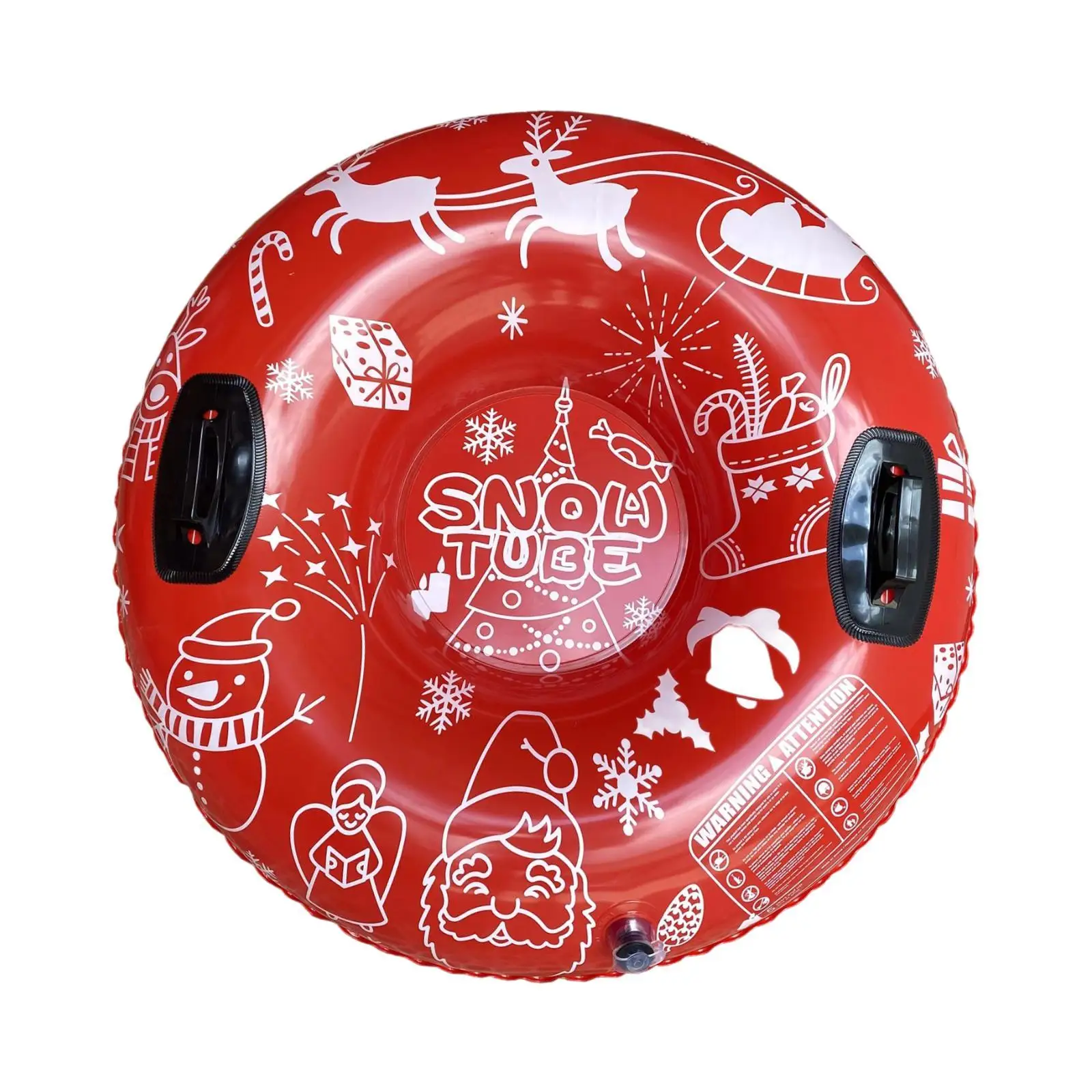 Tubo de nieve inflable para niños, trineo de nieve de alta resistencia, juguete de Navidad para Año Nuevo, esquí y Navidad