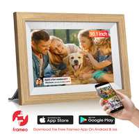 10.1-inch 32GB smart WiFi digital photo frame Frameo application equipped with 1280x800 IPS high-definition touch screen