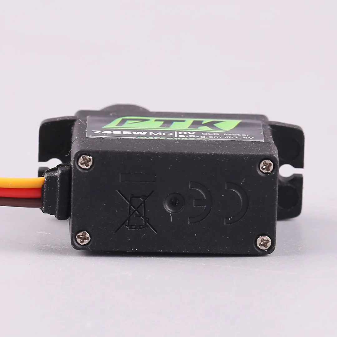 PTK 7462W MG 9g Micro Servo résistant à l'eau 4KG engrenage métallique haute tension pour hélicoptère RC avion à voilure fixe voiture Robot 180 °