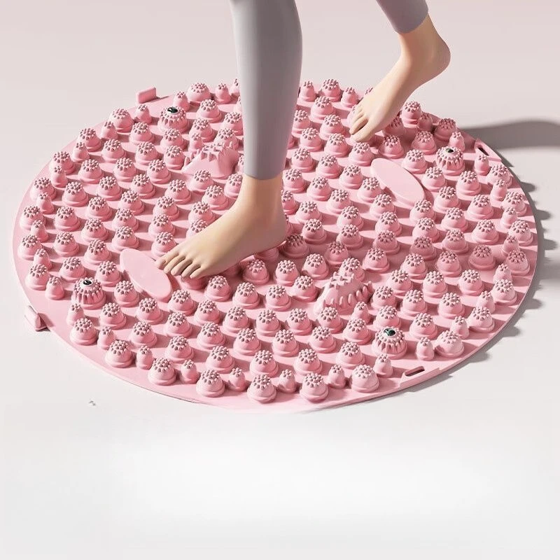 

Shiatsu board circular super jogging foot massage mat indoor local jogging foot pad massage for home fitness exercise