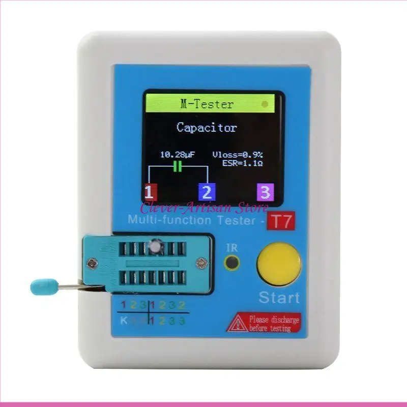 

E06B Multi-function Tester Pocket TFT Backlight Transistor Tester for Diode Triode