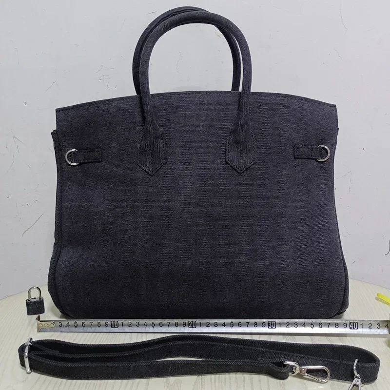 Ins Famous Fashion Women Bags Canvas Purse Luxurious Handbags Girl Shoulder Bags Crossbody Bag Totes Handmade