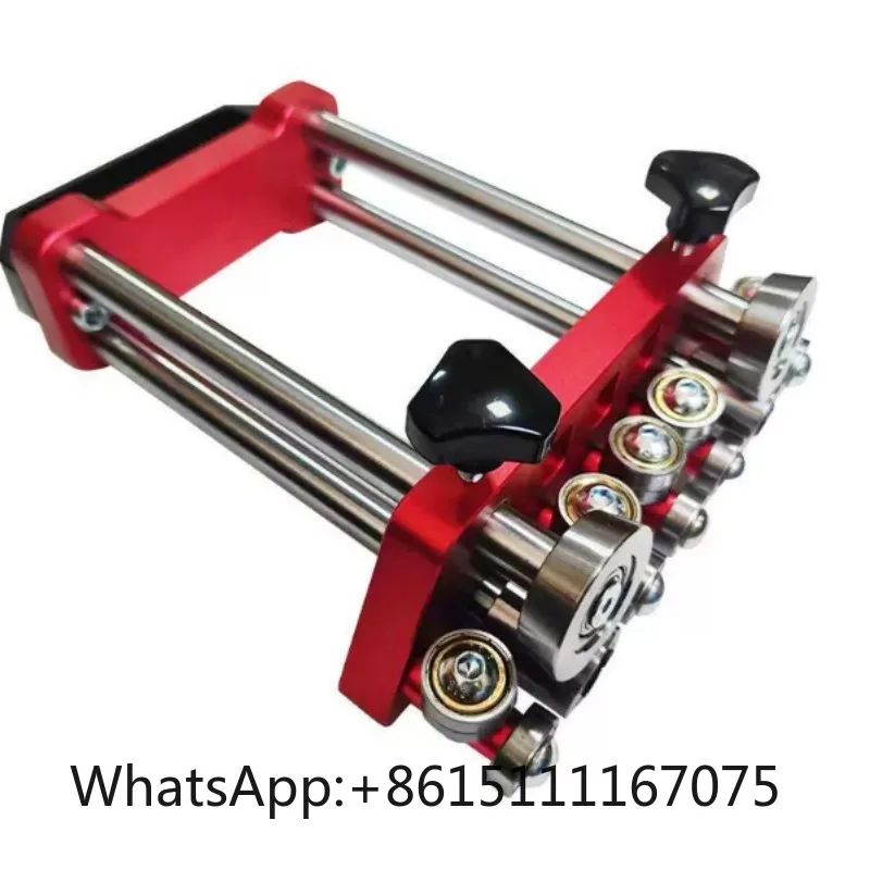2 Station Metal Bender Roller Machine, Sheet Metal Edge Rolling Folder Processing Equipment For Metal Roof Fabrication