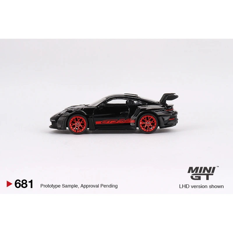 Instock TSM MINI GT 1:64 Por 911 sche 992 GT3 RS Black Red Edge