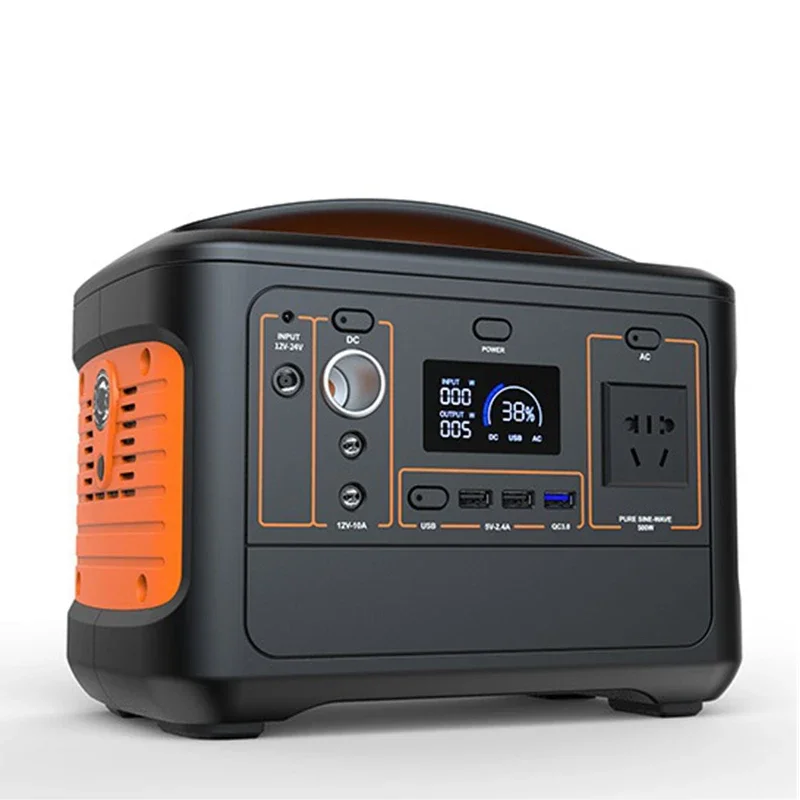 Off-grid 600W UPS solar generator with solar panels Lifepo4 lithium battery portable power station