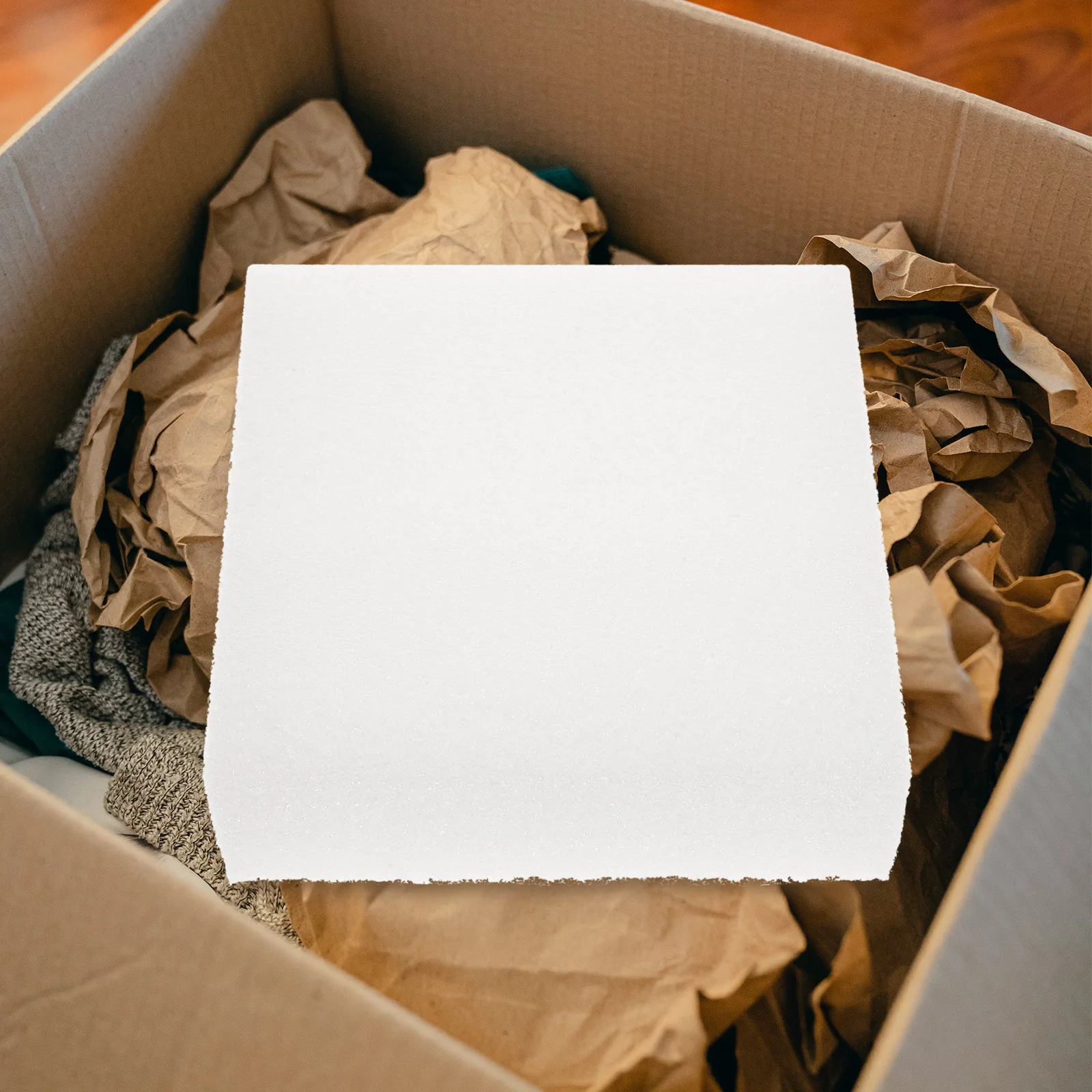 

4pcs Pearl Cotton Foam Pads Multi-Use Packing Liners Shock-Resistant Wrapping Inserts For Delivery Fragile Protection Express