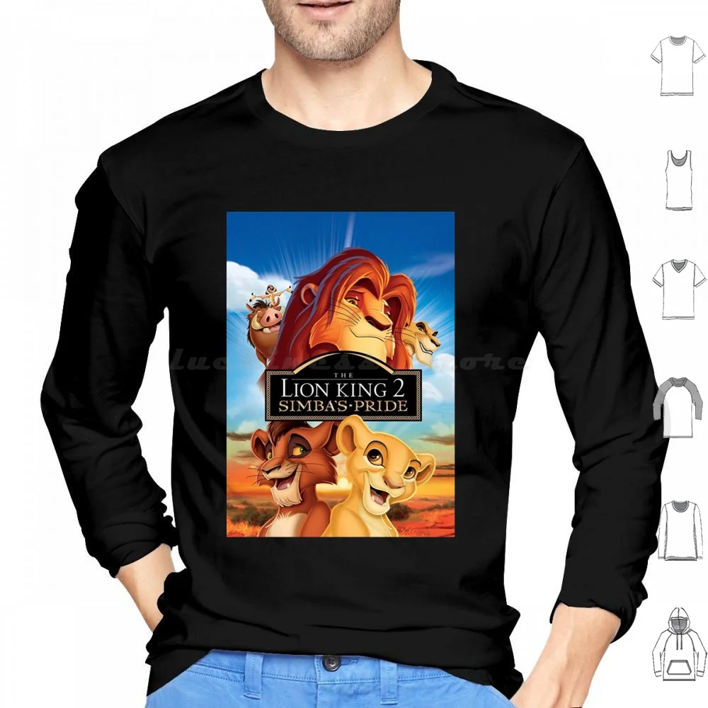 Wild Movie Hoodies Long Sleeve Animation Anime Film Movie Lion Jungle Cool Trend 2021