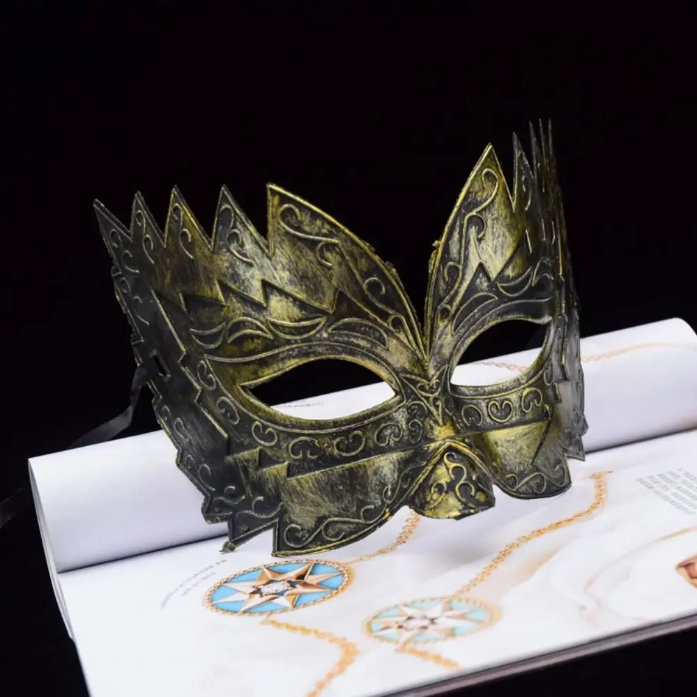 Nueva máscara de mascarada Vintage ajustable para hombres máscara de soldado romano accesorio Rave Cosplay fiesta Phantom Opera máscara para ojos