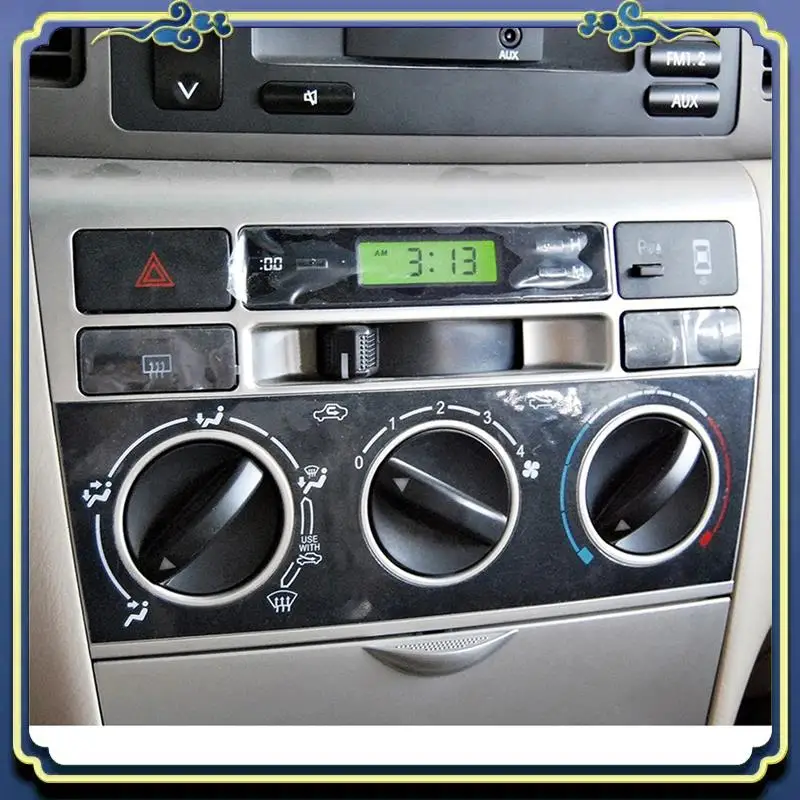 

AU16-Car Air Conditioner Control Switch Panel AC A/C Warm Air Heater Knob For BYD F3 2020 F3R 2007-2011