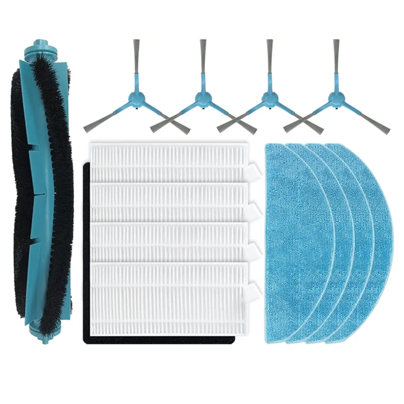 

ABWZ-For Conga 7490 Immortal Series / 8290 Immortal Series Replacement Parts, Main Side Brush Mop Hepa Filter