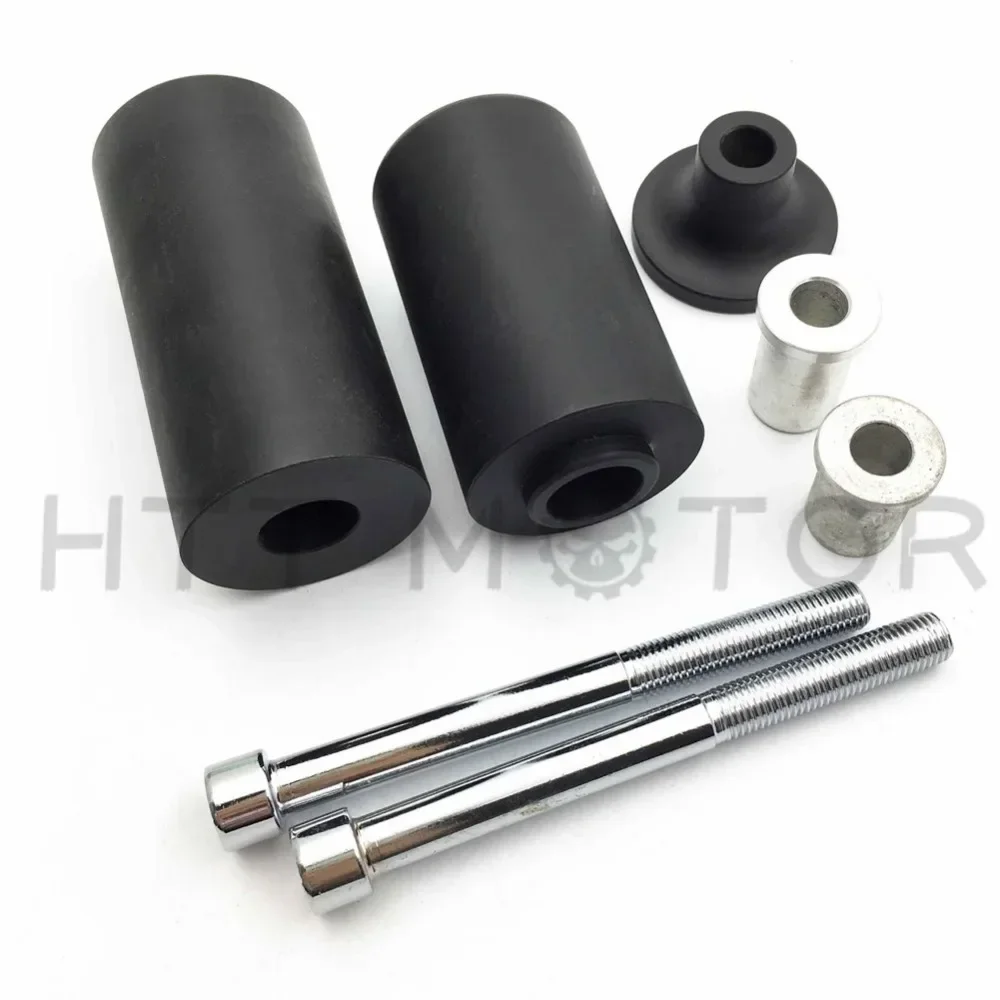 

Motorcycle Parts No Cut Frame Slider Protector for Kawasaki 2003 2004 ZX6R ZX-6R ZX6RR Black