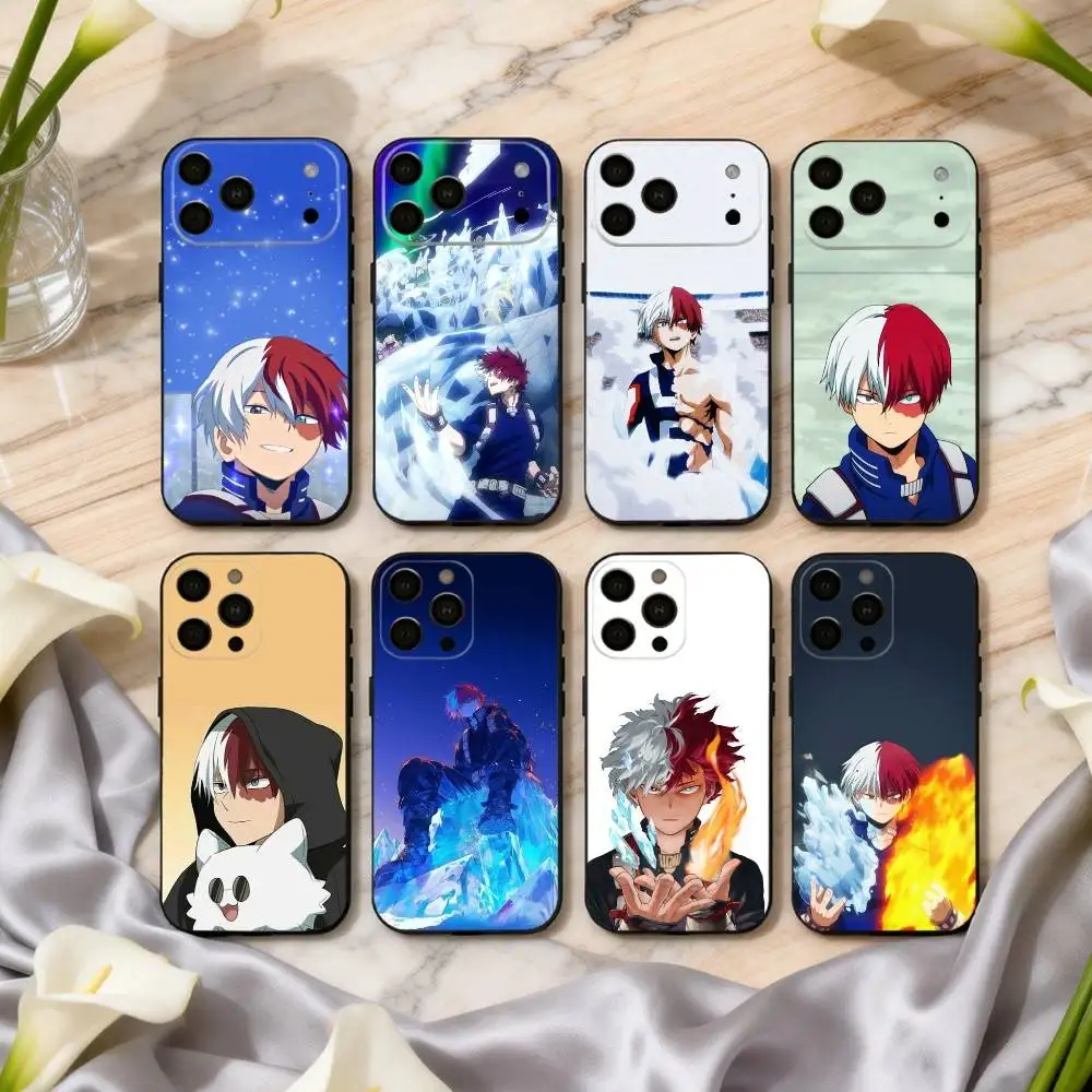 

S-Shoto-O T-Todoroki M-MHA-A Phone Case Silicone Soft For IPhone 17pro 16 15 14 13 12 11 X XR Plus Pro Max Plus